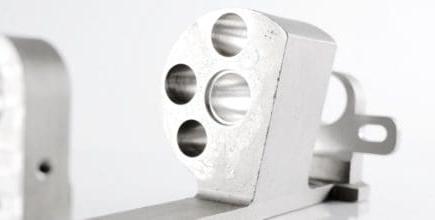 Close up of 17-4 PH Stainless Steel Pivot Block